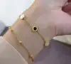 Cross-border Roman cold ins style minimalist, individual and niche design sense stainless steel bracelet for women Specification image
